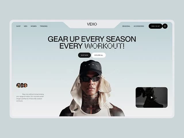 Fashion Store website project